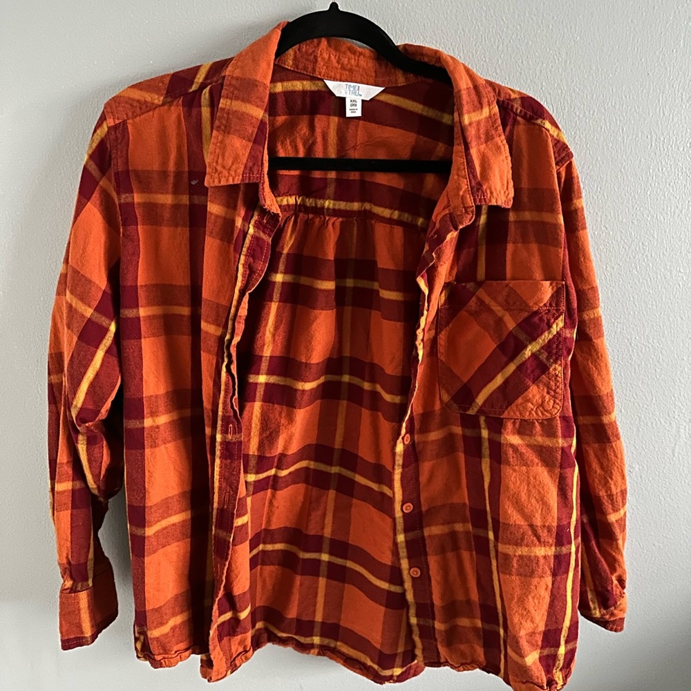 Time and Tru Plaid Shirt XXL